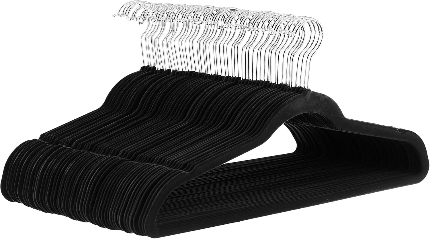 Clothes Hangers, Pack of 10 pes, Black