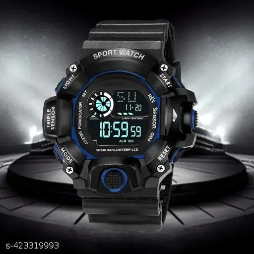 Water Resistance Digital Watch for men - FREE watch Box